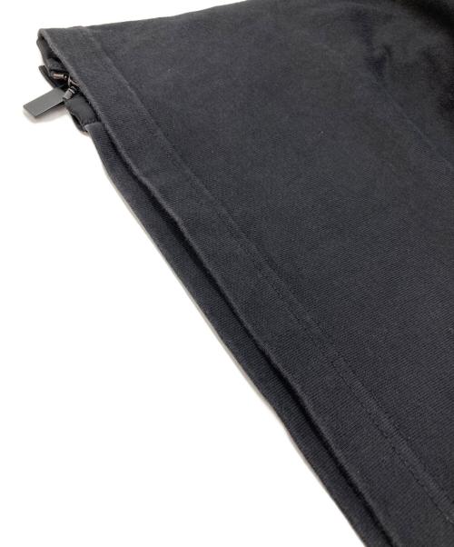 Dior（ディオール）Dior (ディオール) sacai (サカイ) サイドスリット ナイロン切替 スウェットシャツ ブラック サイズ:Mの古着・服飾アイテム