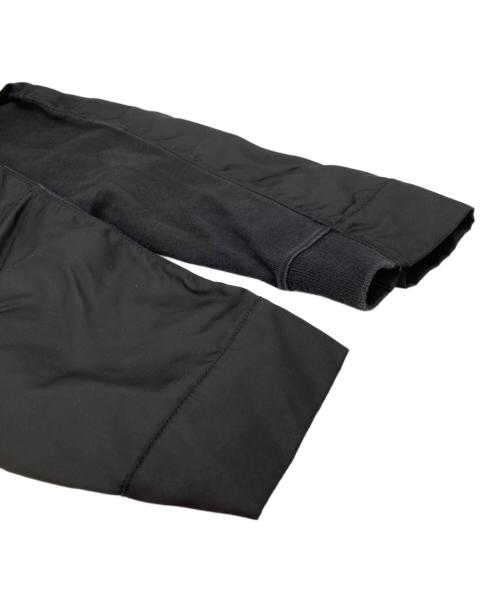 Dior（ディオール）Dior (ディオール) sacai (サカイ) サイドスリット ナイロン切替 スウェットシャツ ブラック サイズ:Mの古着・服飾アイテム