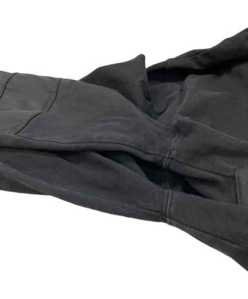 Dior（ディオール）Dior (ディオール) sacai (サカイ) サイドスリット ナイロン切替 スウェットシャツ ブラック サイズ:Mの古着・服飾アイテム