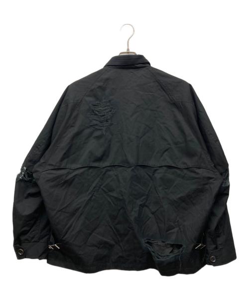 TAKAHIROMIYASHITA TheSoloIst.（タカヒロミヤシタ ザソロイスト）TAKAHIROMIYASHITA TheSoloIst. (タカヒロミヤシタ ザソロイスト) Back Gusset Sleeve Dog Ear Jacket Clash ブラック サイズ:44の古着・服飾アイテム