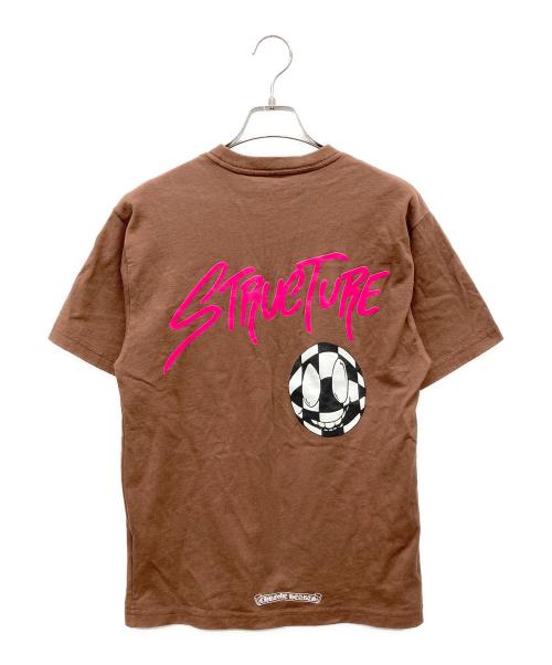 CHROME HEARTS（クロムハーツ）CHROME HEARTS (クロムハーツ) MATTY BOY STRUCTURE (マッティ ボーイ ストラクチャー) ポケットTシャツ ブラウン サイズ:X-SMALL 170/88Bの古着・服飾アイテム