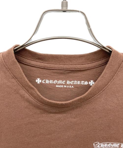 CHROME HEARTS（クロムハーツ）CHROME HEARTS (クロムハーツ) MATTY BOY STRUCTURE (マッティ ボーイ ストラクチャー) ポケットTシャツ ブラウン サイズ:X-SMALL 170/88Bの古着・服飾アイテム