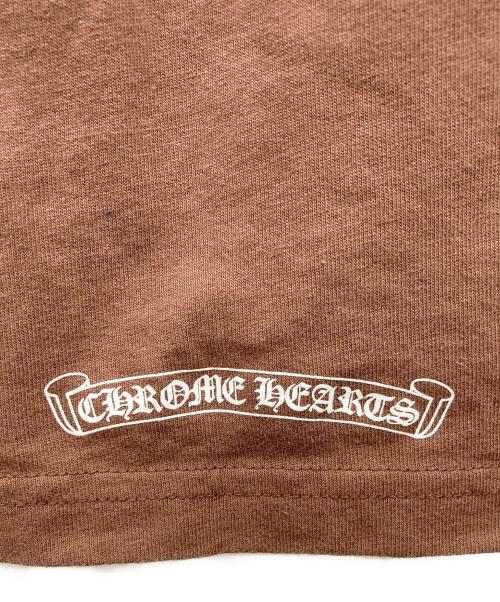 CHROME HEARTS（クロムハーツ）CHROME HEARTS (クロムハーツ) MATTY BOY STRUCTURE (マッティ ボーイ ストラクチャー) ポケットTシャツ ブラウン サイズ:X-SMALL 170/88Bの古着・服飾アイテム