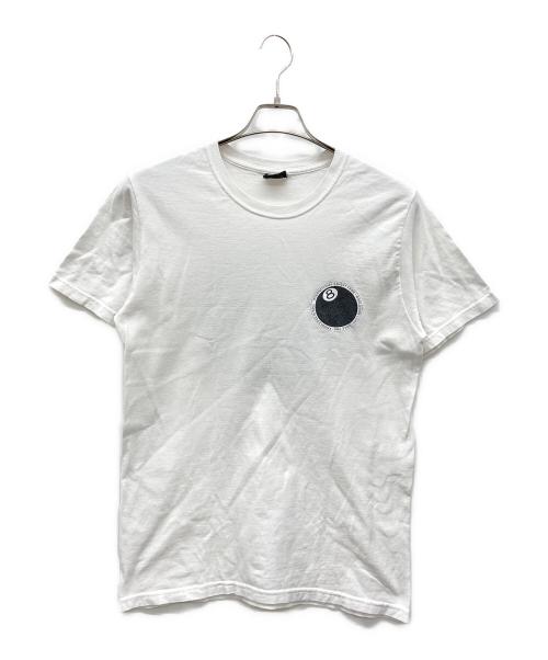 stussy（ステューシー）stussy (ステューシー) 8 ball tee ホワイト サイズ:Sの古着・服飾アイテム