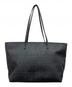 FENDIフェンディ）の古着「ズッカ柄トートバッグ」｜ブラック