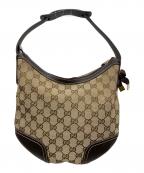 GUCCIグッチ）の古着「GGキャンバスプリンシーショルダーバッグ」｜ベージュ