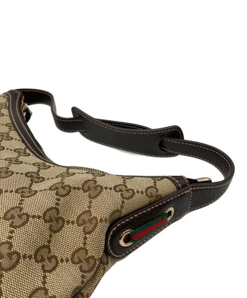 GUCCI（グッチ）GUCCI (グッチ) GGキャンバスプリンシーショルダーバッグ ベージュの古着・服飾アイテム