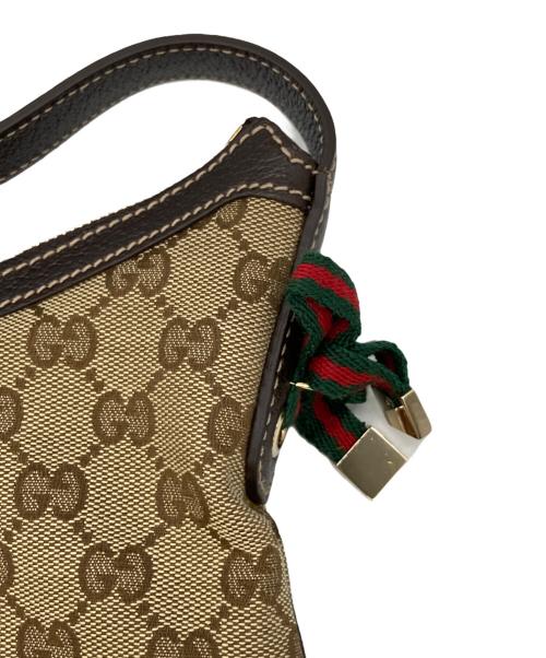 GUCCI（グッチ）GUCCI (グッチ) GGキャンバスプリンシーショルダーバッグ ベージュの古着・服飾アイテム