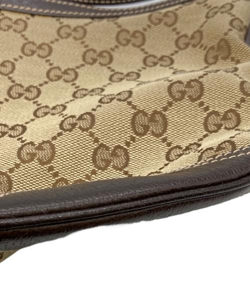 GUCCI（グッチ）GUCCI (グッチ) GGキャンバスプリンシーショルダーバッグ ベージュの古着・服飾アイテム