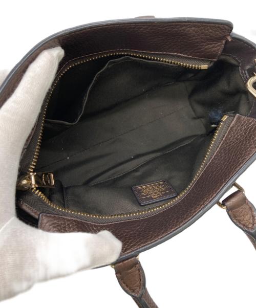 COACH（コーチ）COACH (コーチ) 2WAY スワッガーレザーショルダーバッグ ブラウンの古着・服飾アイテム