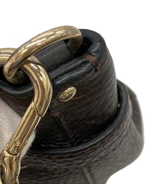 COACH（コーチ）COACH (コーチ) 2WAY スワッガーレザーショルダーバッグ ブラウンの古着・服飾アイテム