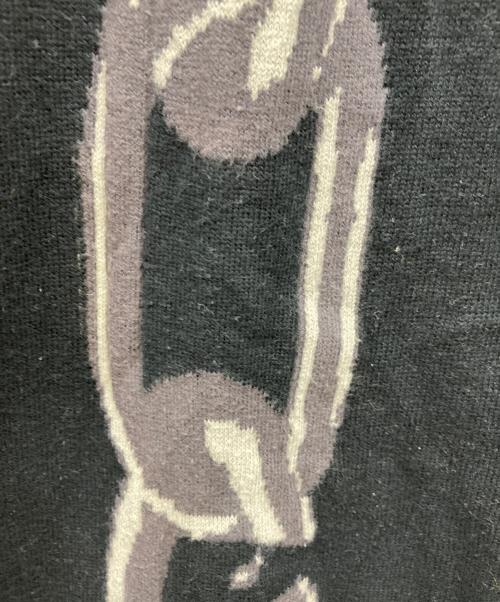 HUF（ハフ）HUF (ハフ) LINKED KNIT SWEATER ブラック サイズ:Sの古着・服飾アイテム