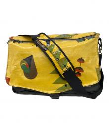 Dry Bones（ドライボーンズ）の古着「メッセンジャーバッグ」｜イエロー