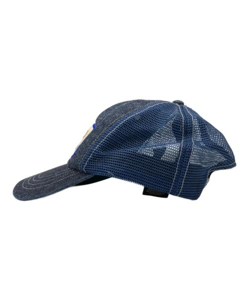 RRL（ダブルアールエル）RRL (ダブルアールエル) デニムメッシュキャップ インディゴ サイズ:ONE SIZE ONLY 58cmの古着・服飾アイテム