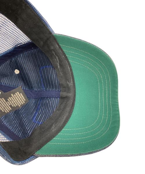 RRL（ダブルアールエル）RRL (ダブルアールエル) デニムメッシュキャップ インディゴ サイズ:ONE SIZE ONLY 58cmの古着・服飾アイテム