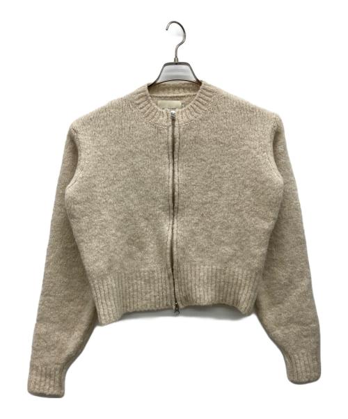 paloma-wool（パロマウール）paloma-wool (パロマウール) ジップニット アイボリー サイズ:Mの古着・服飾アイテム