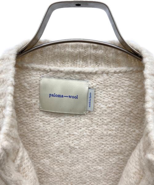 paloma-wool（パロマウール）paloma-wool (パロマウール) ジップニット アイボリー サイズ:Mの古着・服飾アイテム