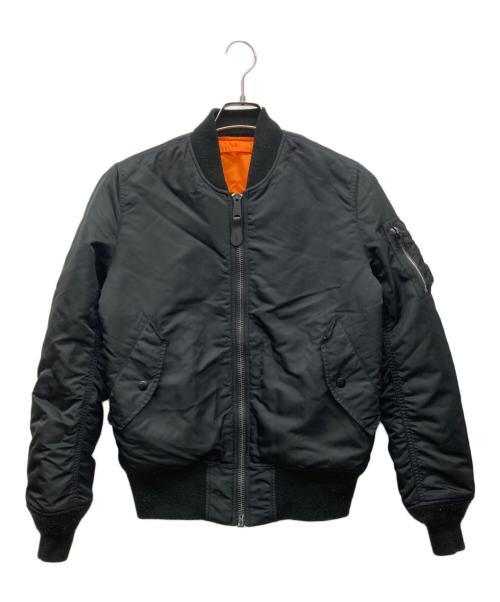 ALPHA（アルファ）ALPHA (アルファ) MA-1ジャケット ブラック サイズ:S  C80-88,T155-165の古着・服飾アイテム