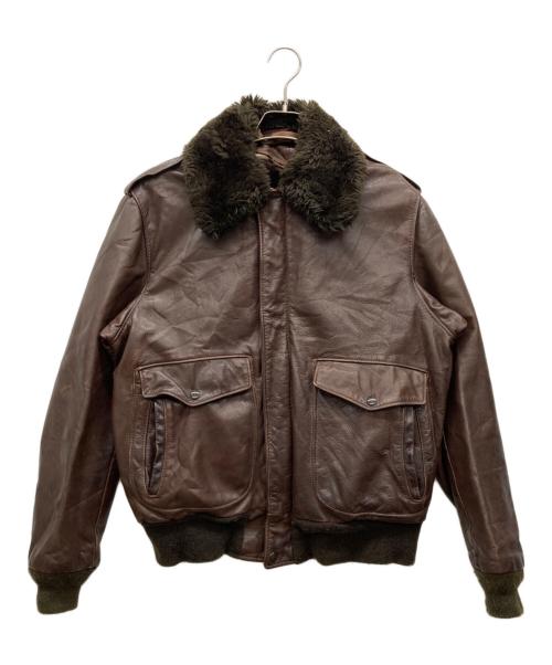 Schott（ショット）Schott (ショット) G-1レザーフライトジャケット ブラウン サイズ:42の古着・服飾アイテム