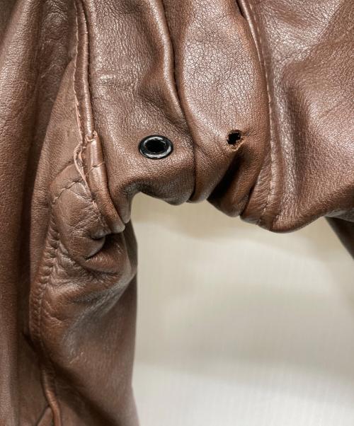 Schott（ショット）Schott (ショット) G-1レザーフライトジャケット ブラウン サイズ:42の古着・服飾アイテム