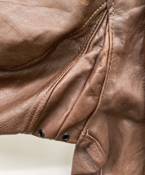 Schott（ショット）Schott (ショット) G-1レザーフライトジャケット ブラウン サイズ:42の古着・服飾アイテム