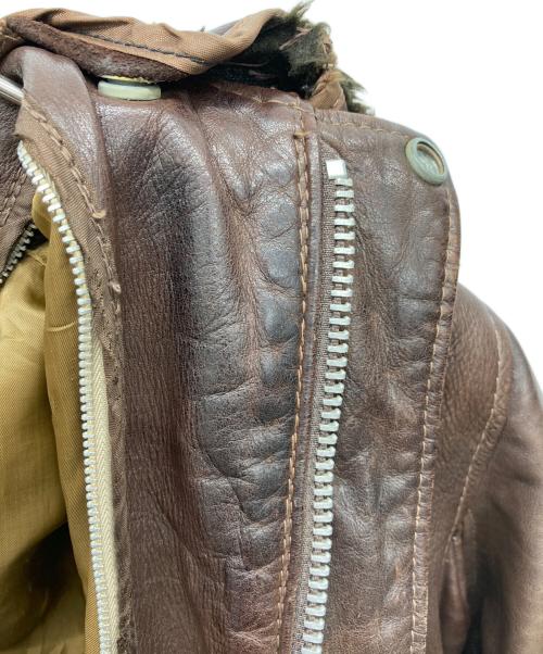 Schott（ショット）Schott (ショット) G-1レザーフライトジャケット ブラウン サイズ:42の古着・服飾アイテム