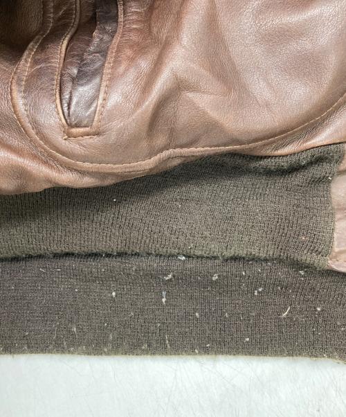 Schott（ショット）Schott (ショット) G-1レザーフライトジャケット ブラウン サイズ:42の古着・服飾アイテム