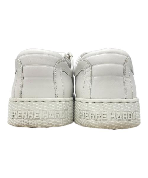 PIERRE HARDY（ピエールアルディ）PIERRE HARDY (ピエールアルディ) ホワイトレザースニーカー ホワイト サイズ:35の古着・服飾アイテム