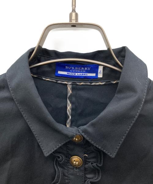 BURBERRY LONDON（バーバリーロンドン）BURBERRY LONDON (バーバリーロンドン) 長袖ワンピース ブラック サイズ:36の古着・服飾アイテム