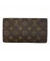 LOUIS VUITTON (ルイ ヴィトン) ポルトシェキエ ダブル ブラウン：8000円