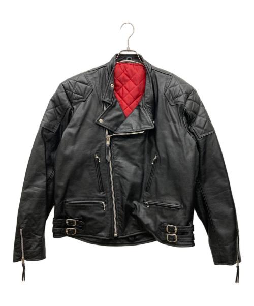 Freeclom（フリークロム）Freeclom (フリークロム) ダブルライダースジャケット ブラック サイズ:48の古着・服飾アイテム