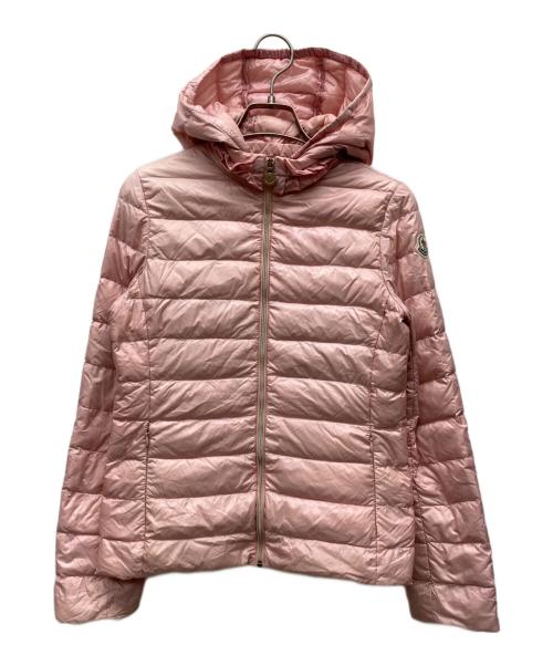 MONCLER（モンクレール）MONCLER (モンクレール) ダウンジャケット ピンク サイズ:表記無しの古着・服飾アイテム