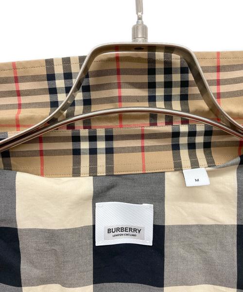 BURBERRY LONDON（バーバリーロンドン）BURBERRY LONDON (バーバリーロンドン) ノバチェック クレイジーパターン ブロード ドレス シャツ ベージュ サイズ:Mの古着・服飾アイテム