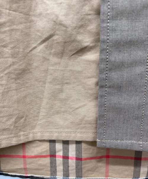 BURBERRY LONDON（バーバリーロンドン）BURBERRY LONDON (バーバリーロンドン) ノバチェック クレイジーパターン ブロード ドレス シャツ ベージュ サイズ:Mの古着・服飾アイテム