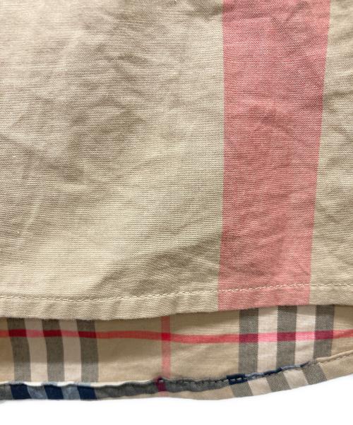 BURBERRY LONDON（バーバリーロンドン）BURBERRY LONDON (バーバリーロンドン) ノバチェック クレイジーパターン ブロード ドレス シャツ ベージュ サイズ:Mの古着・服飾アイテム