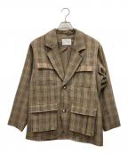 INTERPLAY×AYAインタープレイ×アヤ）の古着「2 way Worker Jacke」｜ブラウン