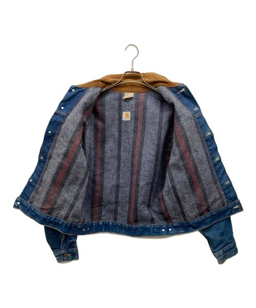 CarHartt（カーハート）CarHartt (カーハート) 裏地ブランケットデニムジャケット インディゴ サイズ:不明の古着・服飾アイテム