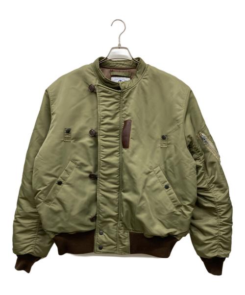 waiper（ワイパー）WAIPER (ワイパー) 中綿ミリタリージャケット カーキ サイズ:40Rの古着・服飾アイテム