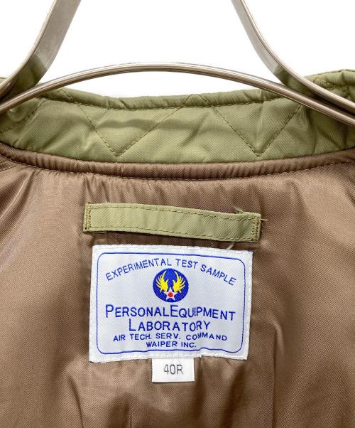 waiper（ワイパー）WAIPER (ワイパー) 中綿ミリタリージャケット カーキ サイズ:40Rの古着・服飾アイテム