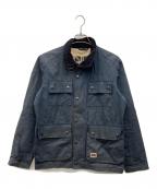 brixtolブリックストル）の古着「オイルドジャケット」｜ネイビー