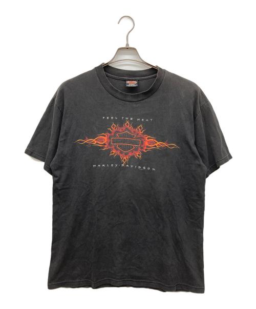 HARLEY-DAVIDSON（ハーレーダビッドソン）HARLEY-DAVIDSON (ハーレーダビッドソン) 半袖Tシャツ ブラック サイズ:Lの古着・服飾アイテム