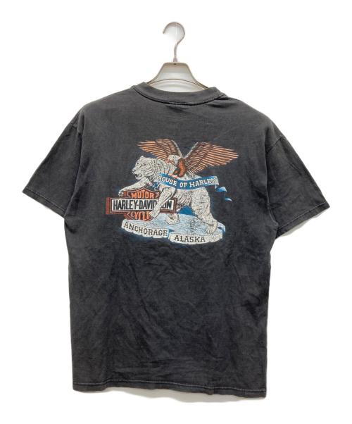 HARLEY-DAVIDSON（ハーレーダビッドソン）HARLEY-DAVIDSON (ハーレーダビッドソン) 半袖Tシャツ ブラック サイズ:Lの古着・服飾アイテム