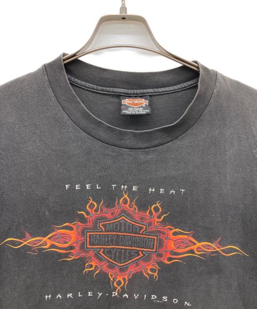 HARLEY-DAVIDSON（ハーレーダビッドソン）HARLEY-DAVIDSON (ハーレーダビッドソン) 半袖Tシャツ ブラック サイズ:Lの古着・服飾アイテム
