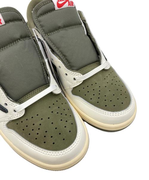 NIKE（ナイキ）NIKE (ナイキ) Travis Scott (トラヴィス・スコット) Air Jordan 1 Low OG SP Reverse Olive サイズ:US7の古着・服飾アイテム