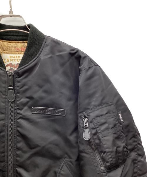 AVIREX（アヴィレックス）AVIREX (アヴィレックス) 50周年モデル MA-1ジャケット ブラック サイズ:MEDIUMの古着・服飾アイテム