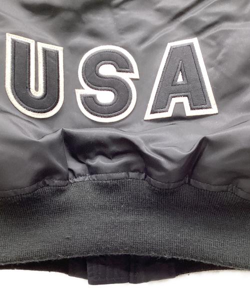 AVIREX（アヴィレックス）AVIREX (アヴィレックス) 50周年モデル MA-1ジャケット ブラック サイズ:MEDIUMの古着・服飾アイテム