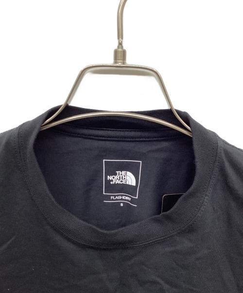 THE NORTH FACE（ザ ノース フェイス）THE NORTH FACE (ザ ノース フェイス) ショートスリーブフラッシュドライヌプシコットンティー ブラック サイズ:Sの古着・服飾アイテム