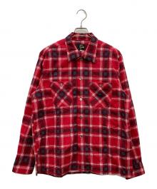 Needles（ニードルズ）の古着「One-Up Shirt - Printed Flannel / Plaid」｜レッド