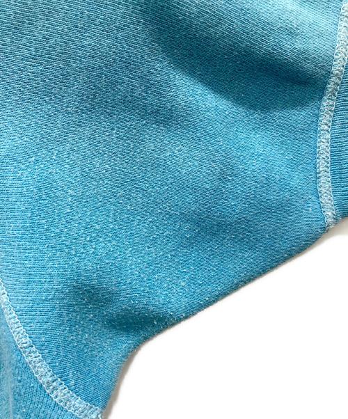 USED（ユーズド）USED (ユーズド) フロッキープリントショートスリーブスウェット スカイブルー サイズ:表記無しの古着・服飾アイテム