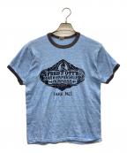 RUSSELL ATHLETICラッセルアスレチック）の古着「70’s リンガーTシャツ 金タグ」｜スカイブルー